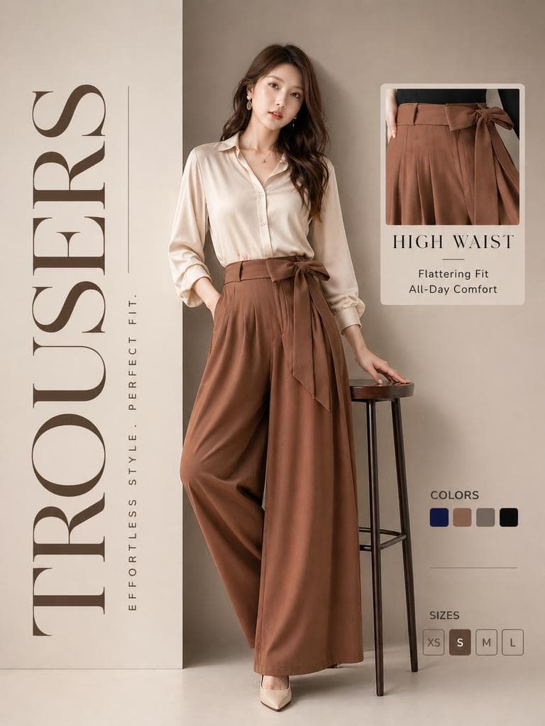 Luxury Fashion Advertisement Poster, Ultra-premium Editor
