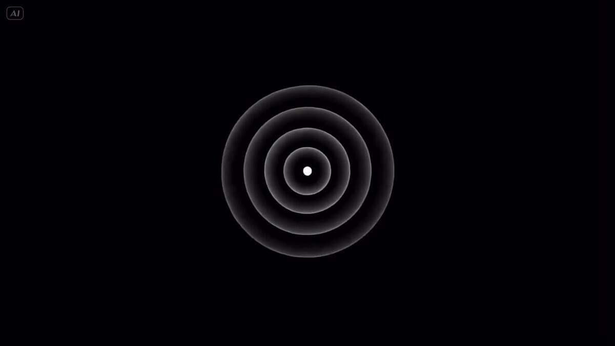 Ultra-sleek motion design sequence. Pure black background...
