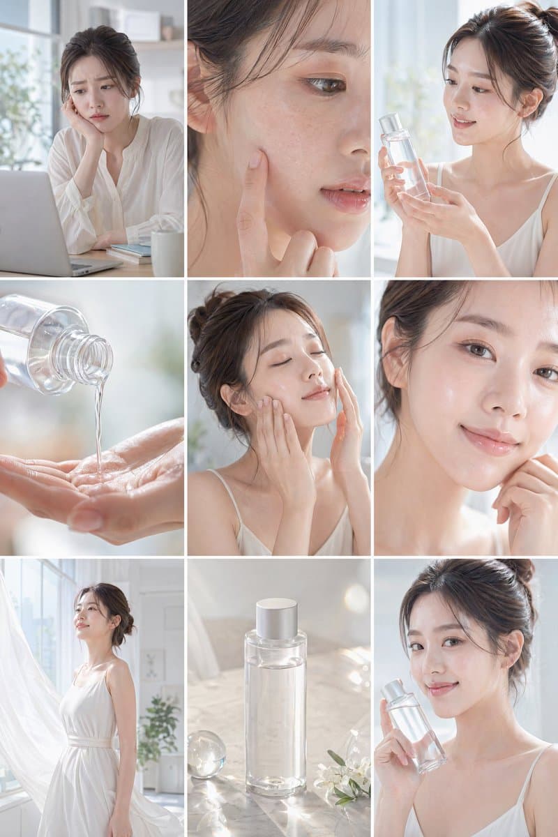 Create A Clean, Bright Skincare Commercial Storyboard In